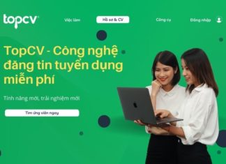 TopCV – Tuyển dụng miễn phí hiệu quả với 3M+ ứng viên tiềm năng TopCV - Tuyển dụng miễn phí với 3M+ ứng viên tiềm năng