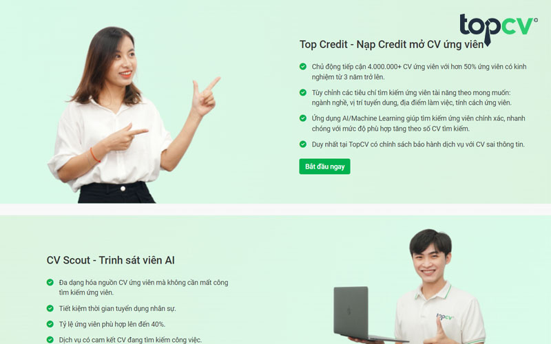 TopCV là giải pháp hiệu quả cho công tác tuyển dụng của doanh nghiệp