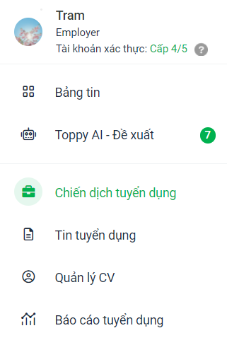 (1) Menu