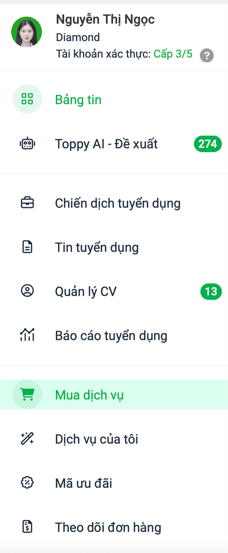 Menu-Campaigns