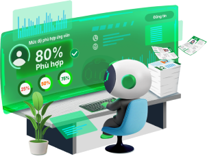Minh hoạ quy trình tuyển dụng cùng TopCV