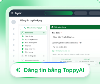 Minh họa Đăng tin tuyển dụng