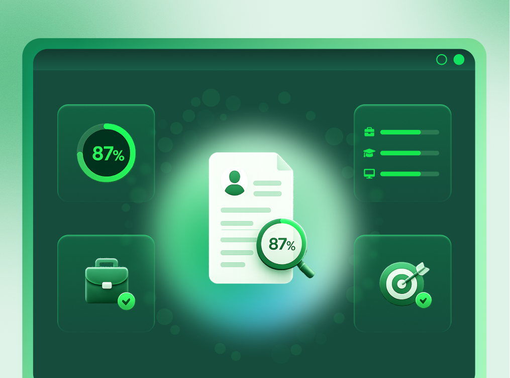 Minh hoạ AI gợi ý mức độ phù hợp của CV