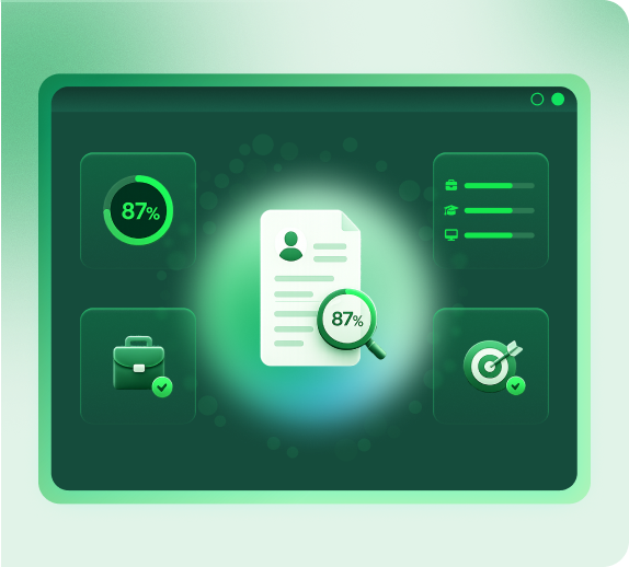 Minh hoạ AI gợi ý mức độ phù hợp của CV